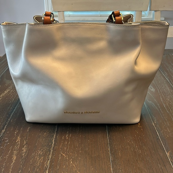 Dooney & Bourke Handbags - Dooney & Bourke Large Flynn - Cream Wexford Leather